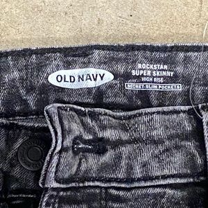 Old Navy, distressed jeans, super skinny high-rise